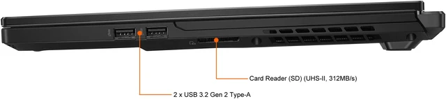 Alt view image 12 of 20 - ASUS ROG Zephyrus S17 - 17.3" WQHD 165 Hz - Intel Core i9-11900H - GeForce RTX 3070 Laptop GPU - 16GB Memory DDR4 3200 - 1TB PCIe SSD - Windows 10 Pro 64-bit (90NR06G1-M00670 )