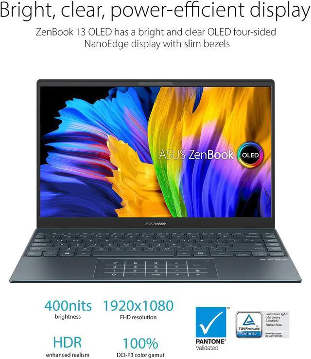 Asus Zenbook 13 Oled Um325 Asus Ryzen 5800u Oled Laptop Asus