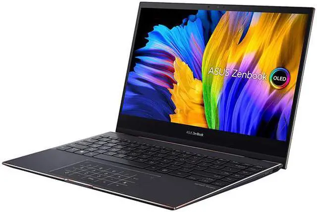 Alt view image 3 of 11 - ASUS ZenBook Flip S UX371EA-XH79T-CA Intel Core i7 11th Gen 1165G7 (2.80GHz) 16GB Memory 1 TB PCIe SSD Intel Iris Xe Graphics 13.3" Touchscreen 3840 x 2160 Convertible 2-in-1 Laptop Windows 11 Pro 64-bit