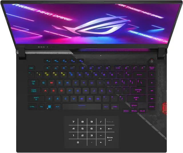 Alt view image 9 of 20 - ASUS ROG Strix Scar 15 (2022) Gaming Laptop, 15.6" 240Hz IPS QHD Display, NVIDIA GeForce RTX 3080 Ti, Intel Core i9 12900H, 32GB DDR5, 1TB SSD, Per-Key RGB Keyboard, Windows 11 Pro, G533ZX-XS96