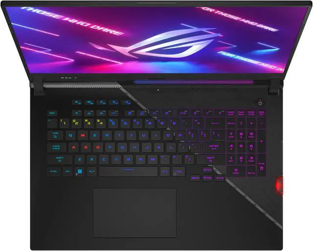 Alt view image 9 of 20 - ASUS ROG Strix Scar 17 (2022) Gaming Laptop, 17.3" 360Hz IPS FHD Display, NVIDIA GeForce RTX 3070 Ti, Intel Core i9-12900H, 16GB DDR5, 1TB SSD, Per-Key RGB Keyboard, Windows 11, G733ZW-DS94