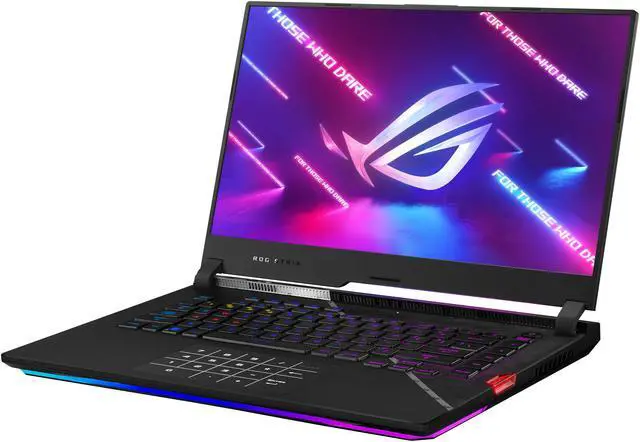 Alt view image 3 of 19 - ASUS ROG Strix Scar 15 (2022) Gaming Laptop, 15.6" 240Hz IPS QHD Display, NVIDIA GeForce RTX 3080, Intel Core i9 12900H, 16GB DDR5, 1TB SSD, Per-Key RGB Keyboard, Windows 11, G533ZS-DS94