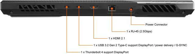 Alt view image 12 of 19 - ASUS ROG Strix Scar 15 (2022) Gaming Laptop, 15.6" 240Hz IPS QHD Display, NVIDIA GeForce RTX 3080, Intel Core i9 12900H, 16GB DDR5, 1TB SSD, Per-Key RGB Keyboard, Windows 11, G533ZS-DS94