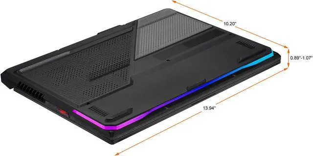 Alt view image 19 of 19 - ASUS ROG Strix Scar 15 (2022) Gaming Laptop, 15.6" 240Hz IPS QHD Display, NVIDIA GeForce RTX 3080, Intel Core i9 12900H, 16GB DDR5, 1TB SSD, Per-Key RGB Keyboard, Windows 11, G533ZS-DS94