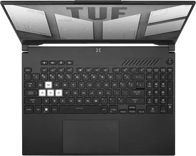 Alt view image 8 of 20 - ASUS TUF Dash 15 (2022) Gaming Laptop, 15.6" 144Hz FHD Display, Intel Core i7-12650H, GeForce RTX 3050 Ti, 16GB DDR5, 512GB SSD, Thunderbolt 4, Backlit Keyboard, Windows 11 Home, Off Black, FX517ZE-ES73