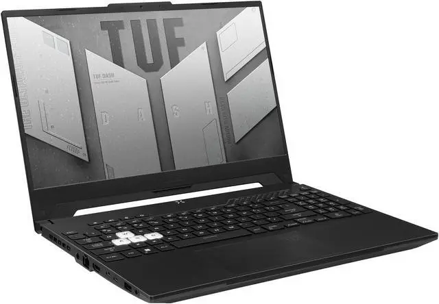 Alt view image 4 of 20 - ASUS TUF Dash 15 (2022) Gaming Laptop, 15.6" 144Hz FHD Display, Intel Core i7-12650H, GeForce RTX 3050 Ti, 16GB DDR5, 512GB SSD, Thunderbolt 4, Backlit Keyboard, Windows 11 Home, Off Black, FX517ZE-ES73