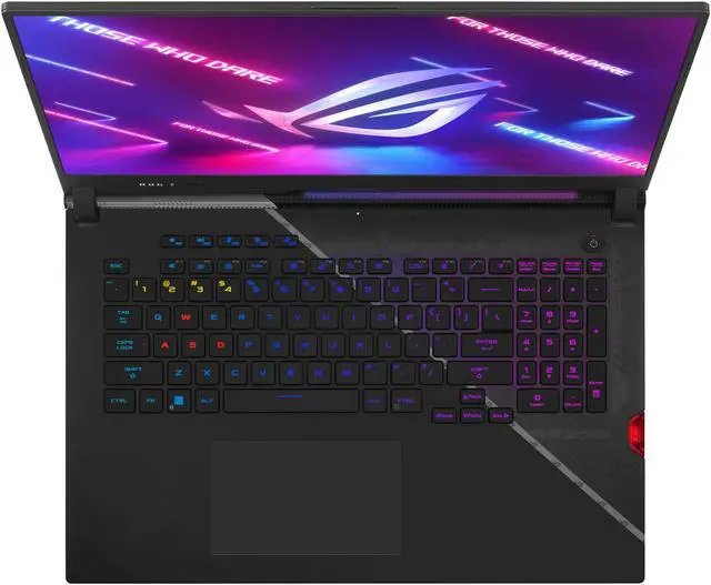 Alt view image 7 of 19 - ASUS ROG Strix Scar 17 (2022) Gaming Laptop, 17.3" 240Hz IPS QHD Display, NVIDIA GeForce RTX 3080, Intel Core i9-12900H, 16GB DDR5, 1TB SSD, Per-Key RGB Keyboard, Windows 11, G733ZS-DS94
