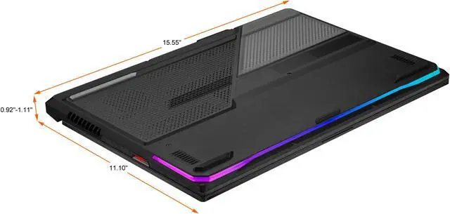 Alt view image 19 of 19 - ASUS ROG Strix Scar 17 (2022) Gaming Laptop, 17.3" 240Hz IPS QHD Display, NVIDIA GeForce RTX 3080, Intel Core i9-12900H, 16GB DDR5, 1TB SSD, Per-Key RGB Keyboard, Windows 11, G733ZS-DS94