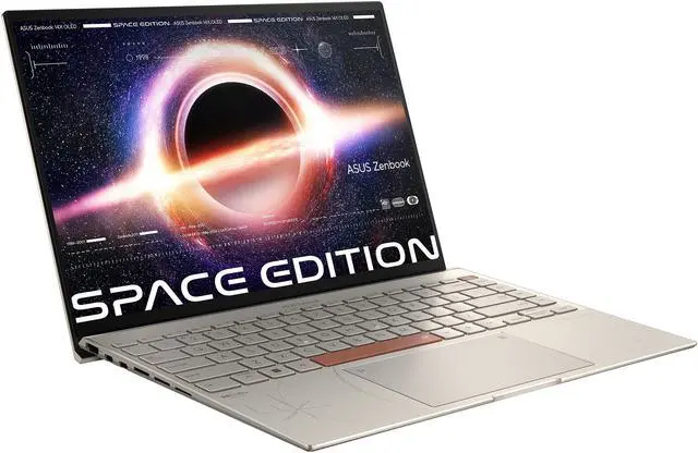 Alt view image 5 of 20 - ASUS ZenBook 14X OLED Space Edition Laptop, 14" 2.8K 16:10 OLED Touch Display, Intel Core i9-12900H CPU, 32GB RAM, 1TB SSD, Windows 11 Pro, ZenVision Display, UX5401ZAS-XS99T
