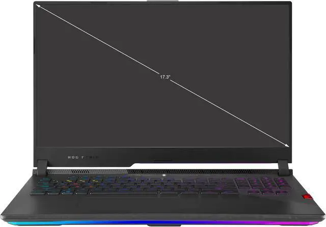 Alt view image 2 of 20 - ASUS ROG Strix Scar 17 (2021) Gaming Laptop, 17.3" 360Hz IPS FHD, NVIDIA GeForce RTX 3080, AMD Ryzen 9 5900HX, 64GB DDR4, 2TB RAID 0 (1+1) SSD, Opti-Mechanical Per-Key RGB Keyboard, Windows 10 Pro, G7
