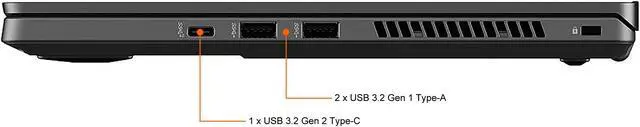 Alt view image 9 of 13 - ASUS ROG Zephyrus G14 - 14.0" - AMD Ryzen 7 5000 Series 5800HS (2.80GHz) - NVIDIA GeForce GTX 1650 - 16 GB DDR4 - 1 TB PCIe SSD - Windows 11 Home 64-bit - Gaming Laptop (GA401QH-DS71-CA)