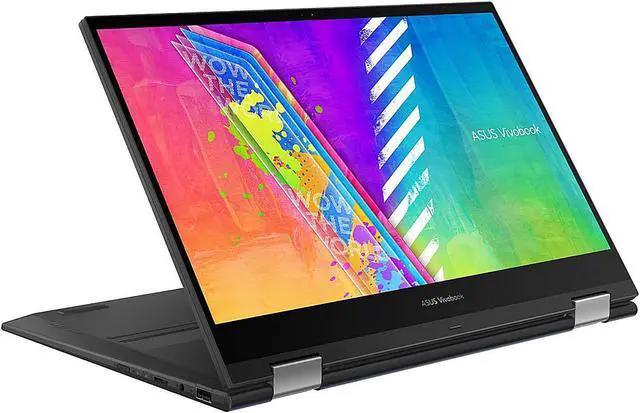Alt view image 11 of 14 - ASUS VivoBook 14 Flip J1400KA-DS01T-CA Intel Celeron N4500 (1.10GHz) 4GB Memory 128 GB eMMC SSD Intel UHD Graphics 14" Touchscreen 1920 x 1080 Convertible 2-in-1 Laptop Windows 11 in S mode