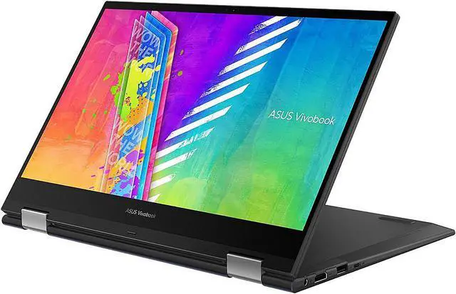 Alt view image 9 of 14 - ASUS VivoBook 14 Flip J1400KA-DS01T-CA Intel Celeron N4500 (1.10GHz) 4GB Memory 128 GB eMMC SSD Intel UHD Graphics 14" Touchscreen 1920 x 1080 Convertible 2-in-1 Laptop Windows 11 in S mode