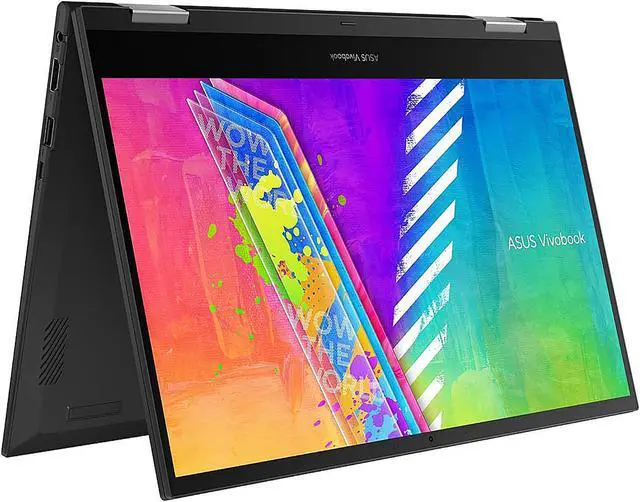 Alt view image 8 of 14 - ASUS VivoBook 14 Flip J1400KA-DS01T-CA Intel Celeron N4500 (1.10GHz) 4GB Memory 128 GB eMMC SSD Intel UHD Graphics 14" Touchscreen 1920 x 1080 Convertible 2-in-1 Laptop Windows 11 in S mode