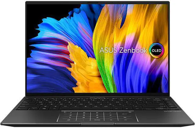 Main image of ASUS Laptop ZenBook 14X OLED UM5401QA-DS79T-CA AMD Ryzen 7 5000 Series 5800H (3.20GHz) 16 GB LPDDR4X Memory 512 GB PCIe SSD AMD Radeon Graphics 14.0" Touchscreen Windows 11 Home 64-bit