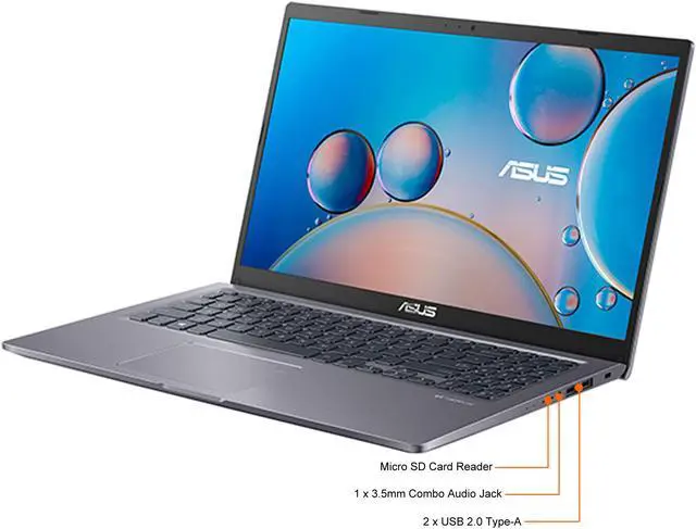 Alt view image 4 of 7 - ASUS Laptop VivoBook 15 X515EA-DS59-CA Intel Core i5 11th Gen 1135G7 (2.40GHz) 8GB Memory 256 GB PCIe SSD Intel Iris Xe Graphics 15.6" Windows 11 Home 64-bit