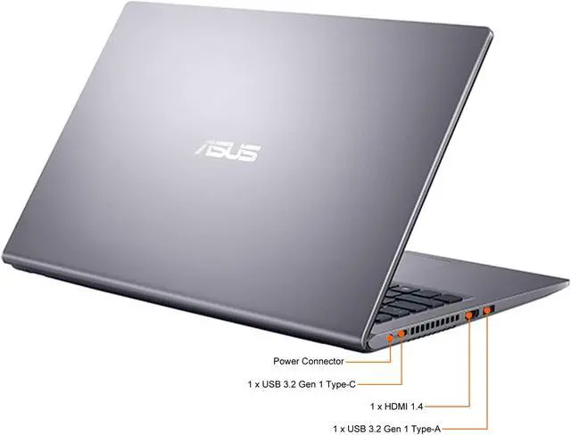 Alt view image 7 of 7 - ASUS Laptop VivoBook 15 X515EA-DS59-CA Intel Core i5 11th Gen 1135G7 (2.40GHz) 8GB Memory 256 GB PCIe SSD Intel Iris Xe Graphics 15.6" Windows 11 Home 64-bit
