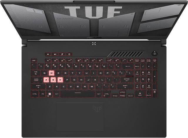 Alt view image 7 of 20 - ASUS TUF Gaming A17 (2022) Gaming Laptop, 17.3" 144Hz FHD IPS-Type Display, AMD Ryzen 7 6800H, GeForce RTX 3060, 16GB DDR5, 512GB PCIe SSD, Wi-Fi 6, Windows 11 Home, Mecha Gray, FA707RM-ES73