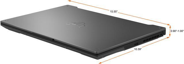 Alt view image 18 of 20 - ASUS TUF Gaming A17 (2022) Gaming Laptop, 17.3" 144Hz FHD IPS-Type Display, AMD Ryzen 7 6800H, GeForce RTX 3060, 16GB DDR5, 512GB PCIe SSD, Wi-Fi 6, Windows 11 Home, Mecha Gray, FA707RM-ES73