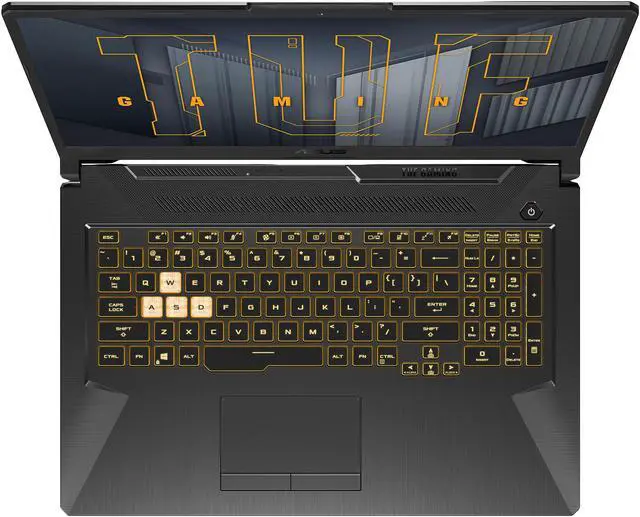 Alt view image 7 of 20 - ASUS TUF Gaming F17 Gaming Laptop, 17.3" 144Hz Full HD IPS-Type, Intel Core i7-11800H Processor, GeForce RTX 3060, 16GB DDR4, 1TB PCIe SSD, Gigabit Wi-Fi 6, Windows 11 Home, TUF FX706HM-ES74