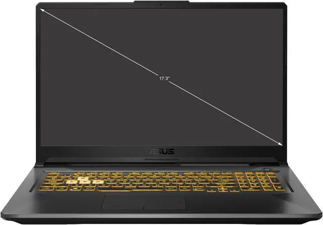 Alt view image 2 of 20 - ASUS TUF Gaming F17 Gaming Laptop, 17.3" 144Hz Full HD IPS-Type, Intel Core i7-11800H Processor, GeForce RTX 3060, 16GB DDR4, 1TB PCIe SSD, Gigabit Wi-Fi 6, Windows 11 Home, TUF FX706HM-ES74