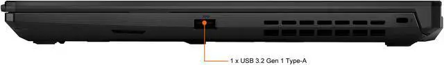 Alt view image 11 of 20 - ASUS TUF Gaming F17 Gaming Laptop, 17.3" 144Hz Full HD IPS-Type, Intel Core i7-11800H Processor, GeForce RTX 3060, 16GB DDR4, 1TB PCIe SSD, Gigabit Wi-Fi 6, Windows 11 Home, TUF FX706HM-ES74