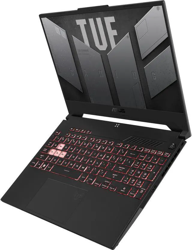 Alt view image 5 of 20 - ASUS TUF Gaming A15 (2022) Gaming Laptop, 15.6" 300Hz FHD Display, AMD Ryzen 7 6800H, GeForce RTX 3060, 16GB DDR5, 512GB PCIe SSD, Wi-Fi 6, Windows 11 Home, Mecha Gray, FA507RM-ES73