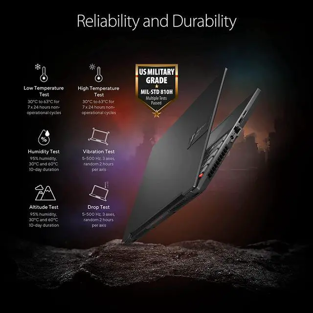 Alt view image 4 of 11 - ASUS Laptop VivoBook Pro Intel Core i7-12650H 16GB Memory 1 TB PCIe SSD GeForce RTX 3060 Laptop GPU 15.6" Non-Touch Screen Windows 11 Home 64-bit K6501ZM-EB74