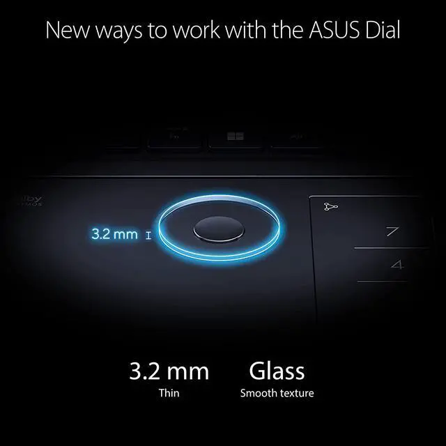 Alt view image 2 of 13 - ASUS ZenBook Pro 16X OLED 16" 4K OLED 16:10 Touch Display, ASUS Dial, Intel i9-12900H CPU, GeForce RTX 3060 Graphics, 32GB RAM, 2TB SSD, Windows 11 Pro, Tech Black, UX7602ZM-XB96T
