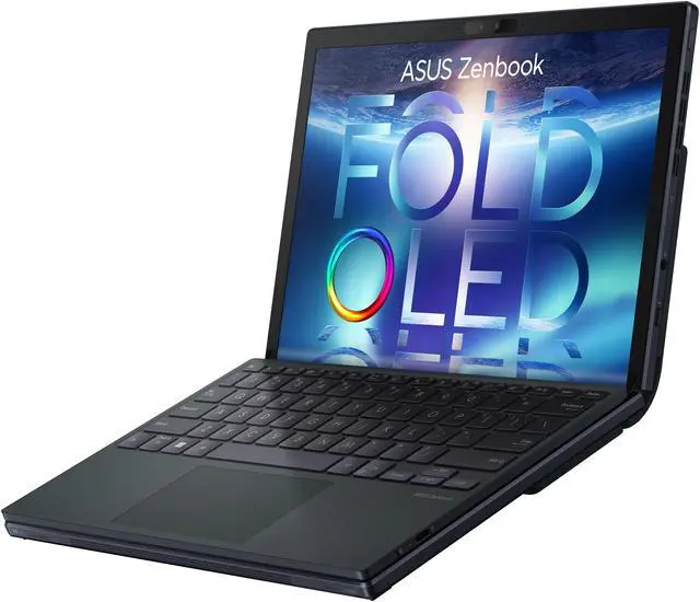 Alt view image 4 of 11 - ASUS Zenbook 17 Fold OLED Laptop, 17.3" 4:3 Touch True Black 500 Display, Intel Evo Platform: Core i7-1250U CPU, Iris Xe Graphics, 16GB RAM, 1TB SSD, Windows 11 Pro, Tech Black, UX9702AA-XB79FT