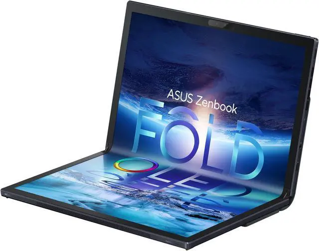Alt view image 5 of 11 - ASUS Zenbook 17 Fold OLED Laptop, 17.3" 4:3 Touch True Black 500 Display, Intel Evo Platform: Core i7-1250U CPU, Iris Xe Graphics, 16GB RAM, 1TB SSD, Windows 11 Pro, Tech Black, UX9702AA-XB79FT
