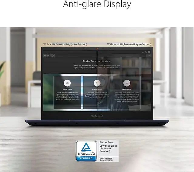 Alt view image 7 of 13 - Asus ExpertBook B5 Flip 14" 2 in 1 Notebook - Full HD - 1920 x 1080 - Intel Core i7 12th Gen i7-1260P Dodeca-core (12 Core) 2.10 GHz - 16 GB Total RAM - 1 TB SSD - Star Black B5402F B5402FBA-XVE75T