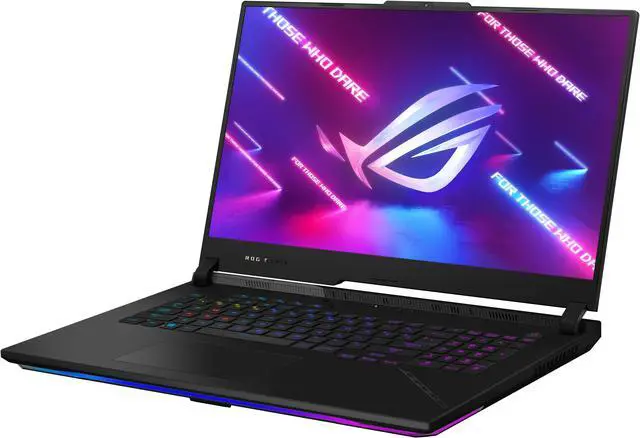 Alt view image 3 of 15 - ASUS ROG Strix SCAR 17 (2023) Gaming Laptop, 17.3” QHD 240Hz/3ms, 100% DCI-P3 Display, GeForce RTX 4080, AMD Ryzen 9 7945HX, 32GB DDR5, 1TB PCIe SSD, Wi-Fi 6E, Windows 11 Pro, G733PZ-XS96
