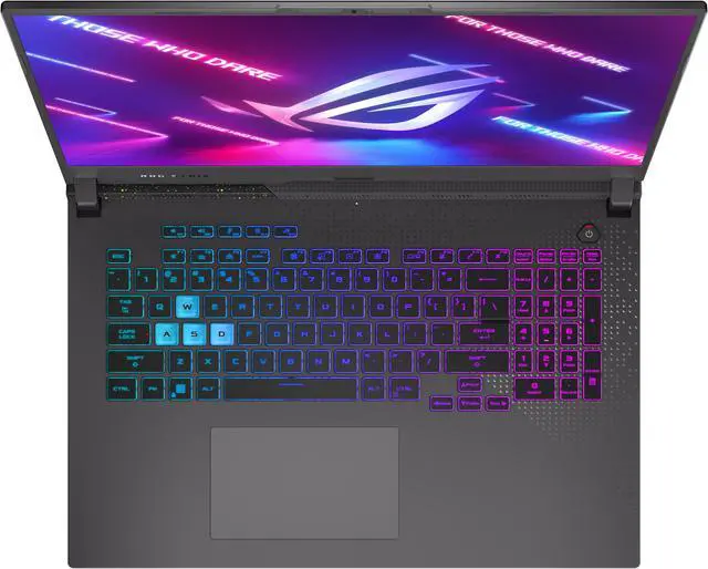Alt view image 4 of 10 - ASUS ROG Strix G17 (2023) Gaming Laptop, 17.3” QHD 240Hz, GeForce RTX 4070, AMD Ryzen 9 7945HX, 16GB DDR5, 1TB PCIe SSD, Wi-Fi 6E, Windows 11, G713PI-DS94