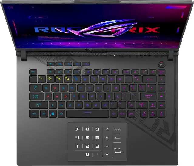Alt view image 4 of 12 - ASUS ROG Strix G16 (2023) Gaming Laptop, 16" Nebula Display 16:10 QHD 240Hz, GeForce RTX 4070, Intel Core i9-13980HX, 32GB DDR5, 1TB PCIe SSD, Wi-Fi 6E, Windows 11 Pro, G614JI-XS96