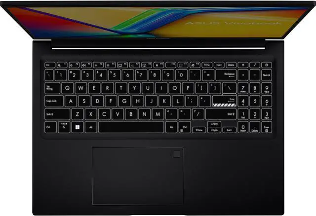 Alt view image 10 of 14 - ASUS VivoBook 16 Laptop, 16" WUXGA (1920 x 1200) 16:10 Display, AMD Ryzen 5 7530U CPU, AMD Radeon Graphics, 8GB RAM, 512GB SSD, Fingerprint Sensor, Windows 11 Home, Indie Black, M1605YA-ES52