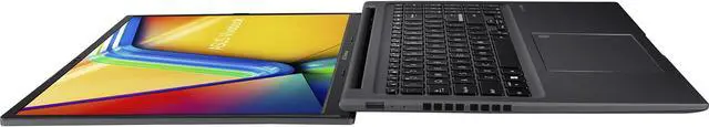 Alt view image 14 of 14 - ASUS VivoBook 16 Laptop, 16" WUXGA (1920 x 1200) 16:10 Display, AMD Ryzen 5 7530U CPU, AMD Radeon Graphics, 8GB RAM, 512GB SSD, Fingerprint Sensor, Windows 11 Home, Indie Black, M1605YA-ES52