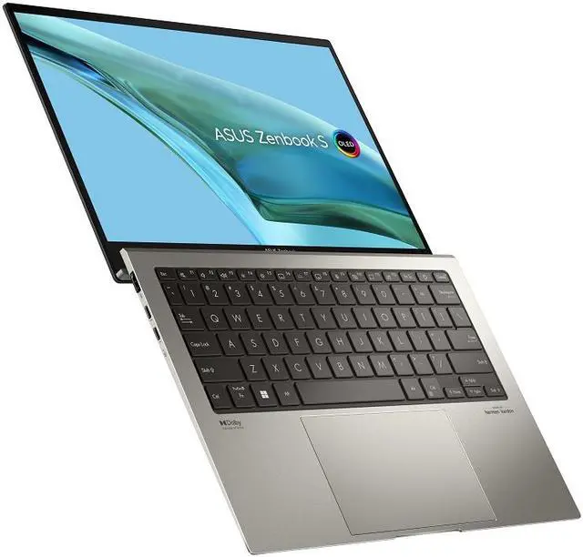 Alt view image 6 of 6 - 2023 ASUS Zenbook S 13 OLED Ultra Laptop, 13.3” OLED 2.8K Display, Intel Evo Certified, i7-1355UCPU, Intel® Iris Xe Graphics, 32GB RAM, 1TB SSD, Windows 11 Pro, Basalt Grey, UX5304VA-XS76T