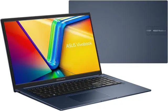 Alt view image 4 of 14 - 2023 ASUS Vivobook 17 Laptop, 17.3” HD+ Display, Intel Core PENTIUM 8505 CPU, Intel UHD Graphics, 8GB RAM, 256GB SSD, Windows 11 Home, Quiet Blue, F1704ZA-DS24