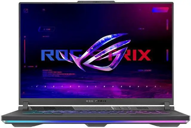 Alt view image 2 of 8 - ASUS ROG Strix G16 (2023) Gaming Laptop, 16" 16:10 QHD+ 240Hz, GeForce RTX 4060, Intel Core i9-13980HX, 16GB DDR5, 1TB PCIe SSD, Wi-Fi 6E, Windows 11, G614JV-ES94