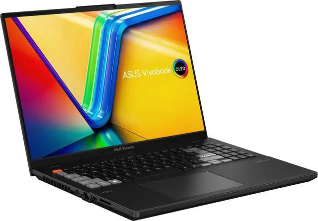 Alt view image 3 of 17 - 2023 ASUS Vivobook Pro 16X Laptop, 16" 16:10 Display, Intel Core i9-13980HX CPU, NVIDIA GeForce RTX 4070 GPU, 16GB DDR5 RAM, 1TB NVMe SSD, Windows 11 Home, Black, K6604JI-NB96