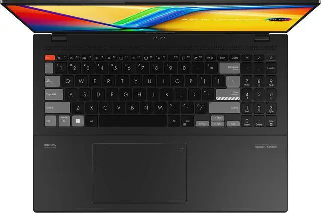 Alt view image 15 of 17 - 2023 ASUS Vivobook Pro 16X Laptop, 16" 16:10 Display, Intel Core i9-13980HX CPU, NVIDIA GeForce RTX 4070 GPU, 16GB DDR5 RAM, 1TB NVMe SSD, Windows 11 Home, Black, K6604JI-NB96