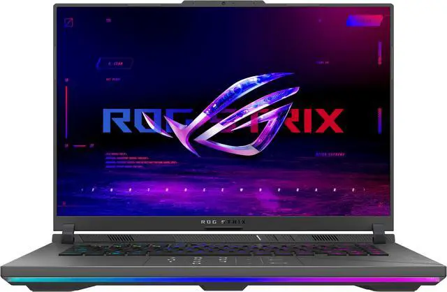 Alt view image 2 of 16 - ASUS ROG Strix G16 - 16" GeForce RTX 4070 Laptop GPU - Intel Core i9-14900HX  - 32GB Memory - 1 TB PCIe SSD - Windows 11 Pro 64-bit - Gaming Laptop - 240 Hz IPS (G614JIR-XS96 )