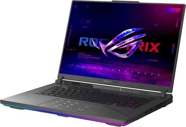 Alt view image 4 of 16 - ASUS ROG Strix G16 - 16" GeForce RTX 4070 Laptop GPU - Intel Core i9-14900HX  - 32GB Memory - 1 TB PCIe SSD - Windows 11 Pro 64-bit - Gaming Laptop - 240 Hz IPS (G614JIR-XS96 )