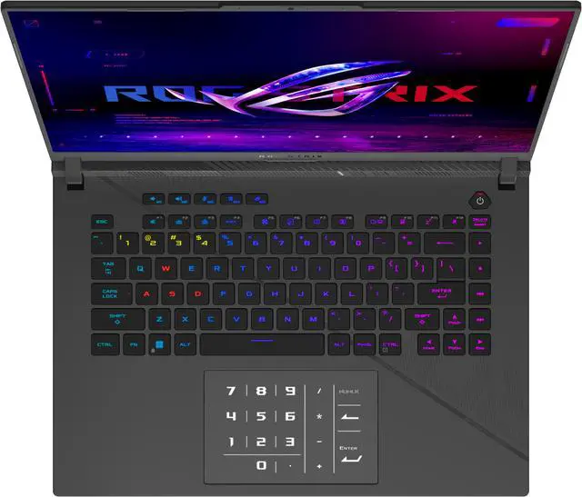 Alt view image 5 of 16 - ASUS ROG Strix G16 - 16" GeForce RTX 4070 Laptop GPU - Intel Core i9-14900HX  - 32GB Memory - 1 TB PCIe SSD - Windows 11 Pro 64-bit - Gaming Laptop - 240 Hz IPS (G614JIR-XS96 )