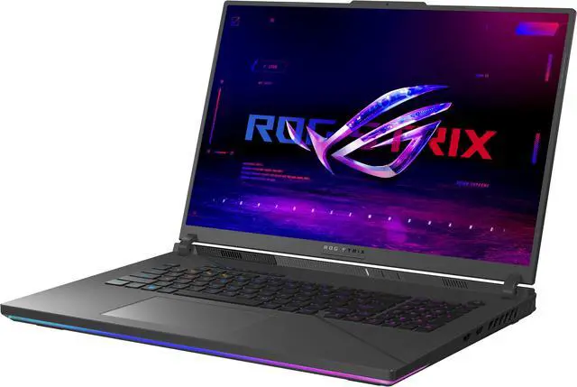 Alt view image 6 of 15 - ASUS ROG Strix G18 (2024) Gaming Laptop, 18" Nebula Display 16:10 QHD 240Hz/3ms, GeForce RTX 4070, Intel Core i9-14900HX, 32GB DDR5, 1TB PCIe SSD, Wi-Fi 6E, Windows 11 Pro, G814JIR-XS96