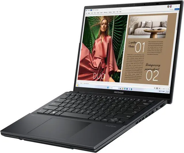 Alt view image 7 of 10 - ASUS Zenbook 14 Duo 14” OLED 1920x1200 Dual Screen Laptop w/ Detachable Keyboard, Intel Core Ultra 7 Processor 155H 1.4 GHz, Intel Arc Graphics, 16GB DDR5, 1TB SSD, Windows 11 Home (UX8406MA-DS71T-CA)