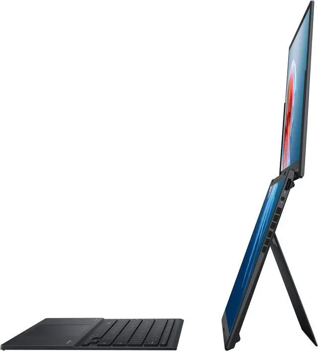 Alt view image 5 of 10 - ASUS Zenbook 14 Duo 14” OLED 1920x1200 Dual Screen Laptop w/ Detachable Keyboard, Intel Core Ultra 7 Processor 155H 1.4 GHz, Intel Arc Graphics, 16GB DDR5, 1TB SSD, Windows 11 Home (UX8406MA-DS71T-CA)