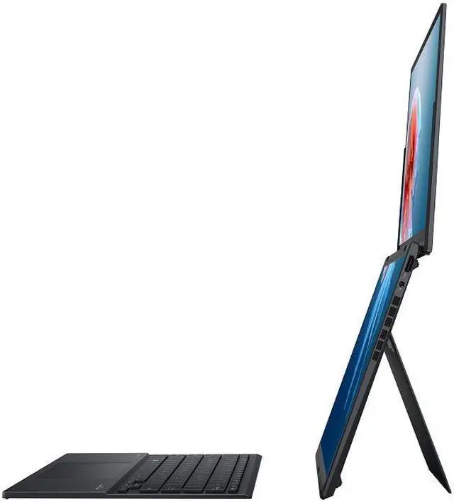 Alt view image 9 of 15 - ASUS Zenbook DUO Laptop, Dual 14" OLED 3K 120Hz Touch Display, Intel Evo Certified, Intel Core Ultra 9 185H CPU, Intel Arc Graphics, 32GB RAM, 1TB SSD, Windows 11, Inkwell Gray, UX8406MA-PS99T