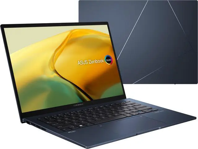 Alt view image 8 of 17 - ASUS 14" Zenbook OLED Laptop - 2.8K resolution - Intel Core i9-13900H - 16GB Memory - 1TB M.2 NVMe PCIe 4.0 SSD - Windows 11 - Ponder Blue - UX3402VA-DS94 - Intel Evo Edition